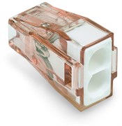 WAGO Клемма для 2-х медных(!) однопроволочных проводников сеч. от 1,5 до 4 мм кв. 773-602