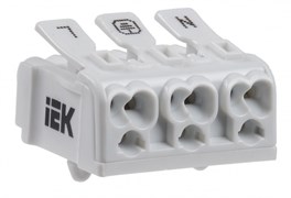 IEK Клемма пружинная соединительная КСПн3-L+N+PE UKZ-B06-3P-F1-E0-10