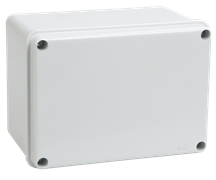 IEK Коробка КМ41261 распаячная для о/п 150х110х85 мм IP44 (RAL7035, гладкие стенки) UKO11-150-110-085-K41-44