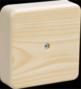 IEK Коробка КМ41219-04 распаячная для о/п 100х100х29 мм сосна (6 клемм 6мм2) UKO10-100-100-029-K34