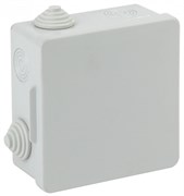 ЭРА KOR-100-100-50-8g Коробка распаячная открытой установки КОР 100х100х50мм с гермовводами 8 вх. IP54 Б0037441