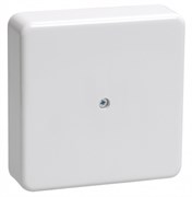 IEK Коробка КМ41216-01 распаячная для о/п 75х75х28 белая (6 клемм 6мм2) UKO10-075-075-028-K01