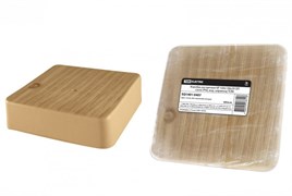 TDM Коробка распаячная КР 100х100х29 ОП сосна IP40, инд. штрихкод SQ1401-0407