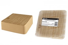 TDM Коробка распаячная КР 100х100х44 ОП сосна IP40, инд. штрихкод SQ1401-0409