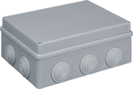 Navigator Коробка 93 409 NSS-DB-190-140-70-10-GR распаячная открытого монтажа 93409