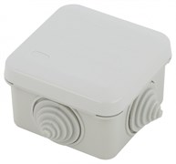 ЭРА Распаячная коробка KORz-70-70-40-4gv открытой установки 70х70х40мм защелк крышка 4 вставл сальника IP55 Б0055758