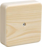 IEK Коробка распаячная КМ для о/п 100х100х29мм сосна UKO10-100-100-029-K34-E