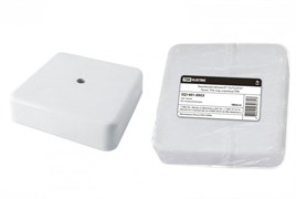 TDM Коробка распаячная КР 75х75х20 ОП белая, IP40, инд. штрихкод SQ1401-0903