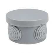 EKF PROxima Коробка распаячная КМР-040-039 с крышкой наружная (85х40) 4 мембранных ввода IP54 розничный стикер plc-kmr-040-039-r