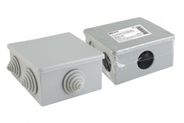 TDM Распаячная коробка ОП 80х80х40мм, крышка, IP44, 6 вх. инд. штрихкод SQ1401-1235