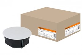 TDM Распаячная коробка СП D103х50мм, крышка, метал. лапки, IP20, SQ1403-0007