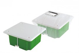 TDM Распаячная коробка СП 92х92х45мм, крышка, метал. лапки, IP20, инд. штрихкод, SQ1403-1021