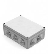 CHINT Коробка распаячная для наружного монтажа, 10 гермовводов, 190х140х70мм, IP44 8820019