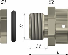 ГОФРОМАТИК (ЗЭТАРУС) Клапан дышащий КД-ЛР-М5х0,8 IP68 zeta34900
