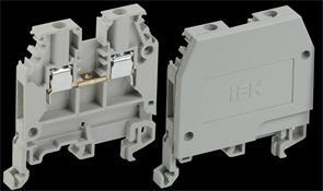 IEK Зажим наборный ЗНИ-2,5мм2 (JXB24А) серый YZN10-002-K03