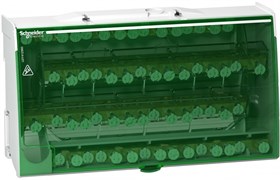Schneider Electric Acti 9 Блок распределительный винтовой 4P 125А 60 отверстий LGY412560