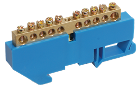 IEK Шина N ноль на DIN-изол ШНИ-6х9-22-Д-С YNN10-69-22D-K07