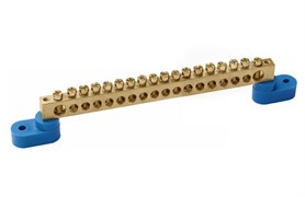 IEK Шина N ноль на двух угловых изол ШНИ-6х9-18-У2-С YNN10-69-18C2-K07