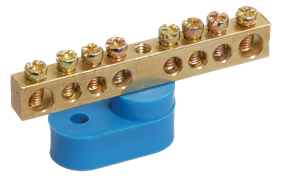 IEK Шина N ноль на одном угловом изол ШНИ-6х9-6-У1-С YNN10-69-6C1-K07