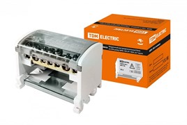 TDM Модульный распределительный блок на DIN-рейку МРБ-100 2П 100А 2х7 групп SQ0823-0011