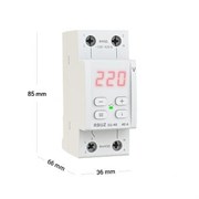 Welrok D2-40 red реле напряжения 40 А (max 50 A) 8 800 ВА, 3х клеммные 4660251140083