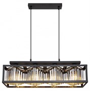 Lussole LOFT Линейно-Подвесной светильник металл черный LSP-8729