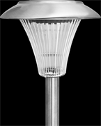 Navigator Светильник LED садовый столбик 1W сталь+пластик на солнечной батарее 105x340 94740