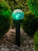 ЭРА SL-PL33-CRAC Садовый светильник на солнечной батарее, пластик,стекло, черный, 33 см (12/672) Б0018818