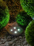 ЭРА ERAST040-08 Садовый светильник на солнечной батарее, сталь, пластик 13 см Б0038502