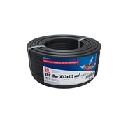 Кабель силовой медный ВВГ-Пнг(А) 3x1,5 мм², длина 50 метров, ГОСТ 31996-2012, ТУ 16-705.499-2010 Rexant 01-8215-50