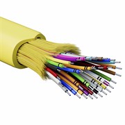 DKC Кабель волоконно-оптический, распределительный, арамидные упрочняющие нити, для внутренней прокладки, нг(А)-HF, 32 ОВ, категорияOS2(G.652.D) плотн RNDT9C32YL01-E