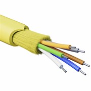 DKC Кабель волоконно-оптический, распределительный, арамидные упрочняющие нити, для внутренней прокладки, нг(A)-HFLTx, 8 ОВ,категорияOS2 (G.652.D) пло RNDT9C8YL03-E