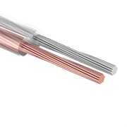 Кабель акустический, 2х0.50 мм², прозрачный SILICON, 5 м. Rexant 01-6303-05