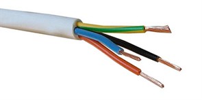 Провод ПВС 5х1,5 (4х1,5+1х1,5) б Дмитров-кабель 000001186