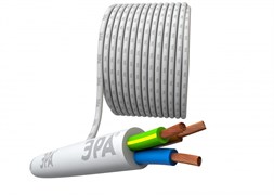 ЭРА Провод ЭРА ПВС 3х2,5 мм² 100м белый Б0058834