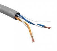 ЭРА UL-2-PVC-A Кабель витая пара U/UTP 2x2x24 AWG Cat5e CCA PVC 305м SIMPLE Б0044433