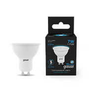 Gauss Лампа MR16 7W 630lm 6500K GU10 LED 101506307