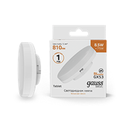 Gauss Лампа Basic GX53 8,5W 810lm 3000K LED 20849192