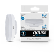 Gauss Лампа Elementary GX53 9W 680lm 6500K LED 83839