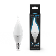 Gauss Лампа Свеча на ветру 9.5W 950lm 6500K E14 LED 1/10/50 104101310