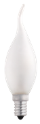 Jazzway Лампа накаливания CT35 60W E14 frosted "Свеча на ветру" .3321482