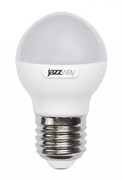 Jazzway Лампа светодиодная (LED) «шар» d45мм E27 180° 7Вт 220-240В матовая тепло-белая желтая 3000К .1027863-2