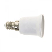 EKF PROxima Переходник E14-E27 бел. AD-E14-E27-w