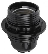 ЭРА ACS PTR/KOL-E27-BAK-BL-BOX50 Черный Патрон Е27 с кольцом бакелит Б0044084