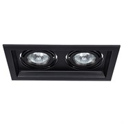 Arte Lamp A6661PL-2BK CANIS Карданный встроенный светильник, черный A6661PL-2BK