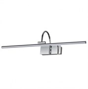 Odeon Light 4910/12WL WALLI ODL22 543 хром/металл/акрил Подсветка для картин с выкл. LED 12W 4000К 690Лм GEBA 4910/12WL