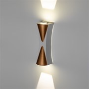 ЭРА Декоративная подсветка ЭРА WL43 WH+GD светодиодная 6Вт 3500К белый/золото IP54 для интерьера, фасадов зданий Б0054423