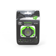 Gauss Фонарь налобный модель GFL302 3W 120lm 3xAAA LED 1/12/60 GF302