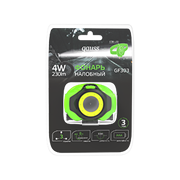 Gauss Фонарь налобный модель GFL303 4W 230lm 3xAAA LED 1/12/60 GF303