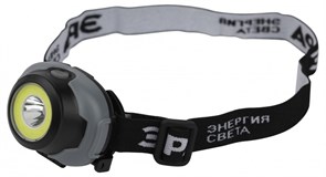 ЭРА GB-710 Фонарь налобный светодиодный Криптон, на батарейках, 3 режима, 5 Вт, СОВ, 3хААА Б0052752